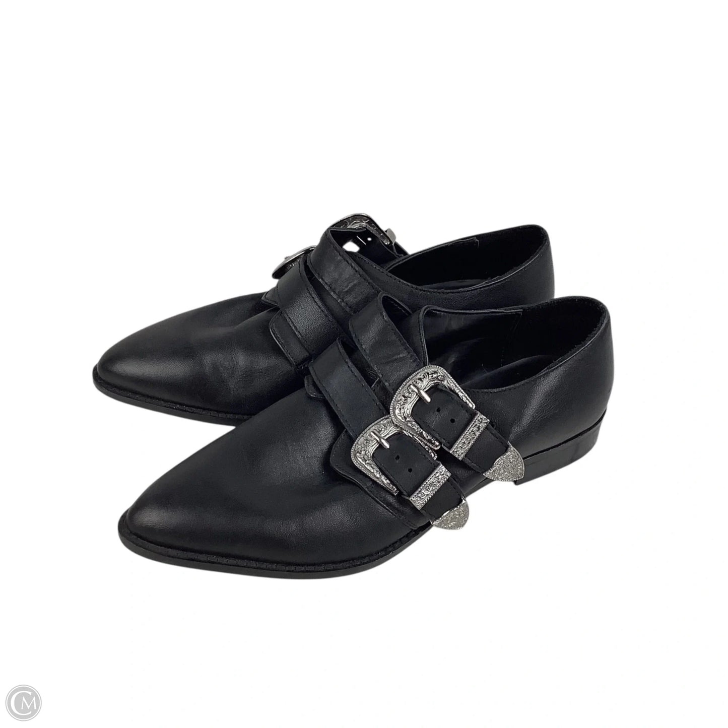 Shoes Flats By Clothes Mentor In Black, Size: 6.5