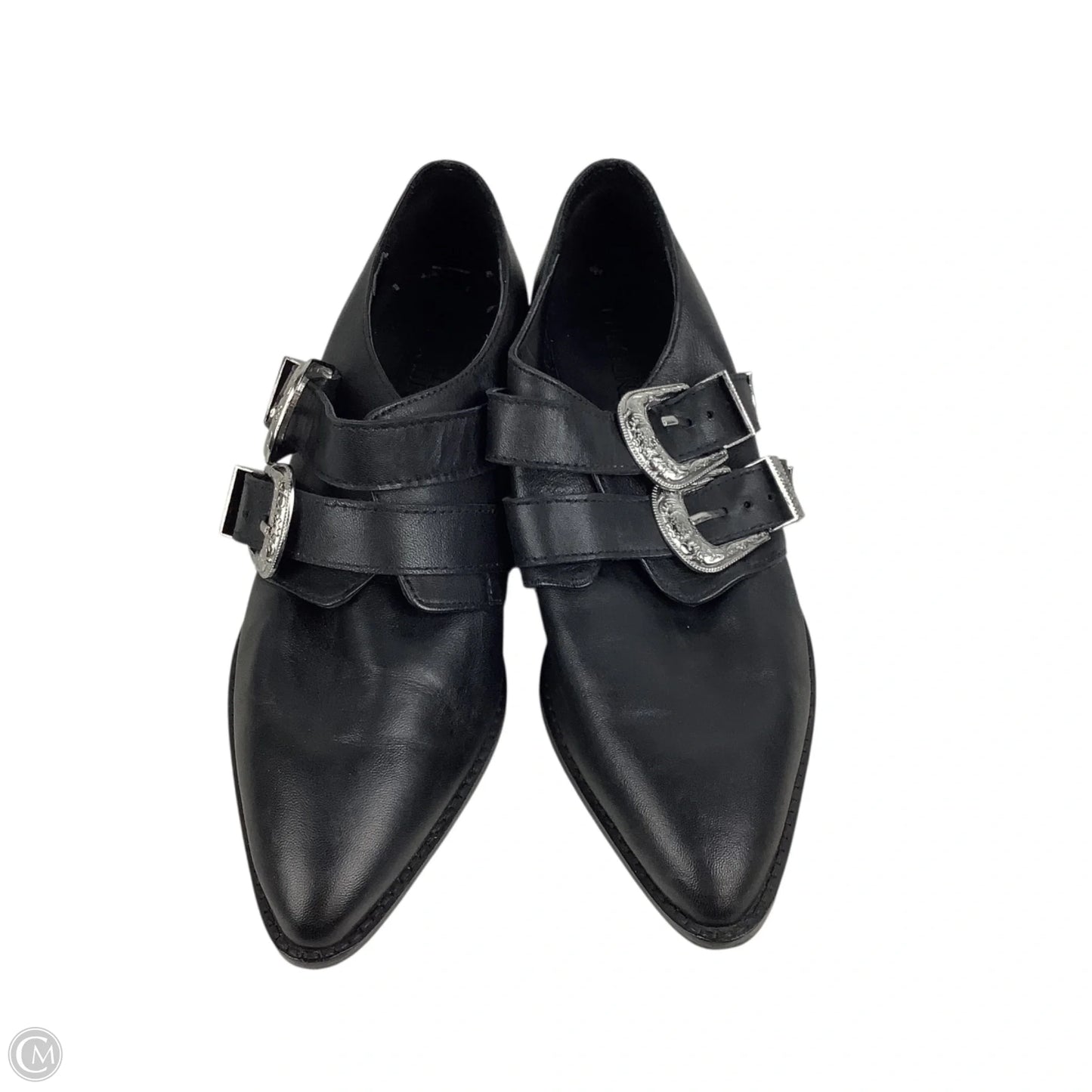 Shoes Flats By Clothes Mentor In Black, Size: 6.5
