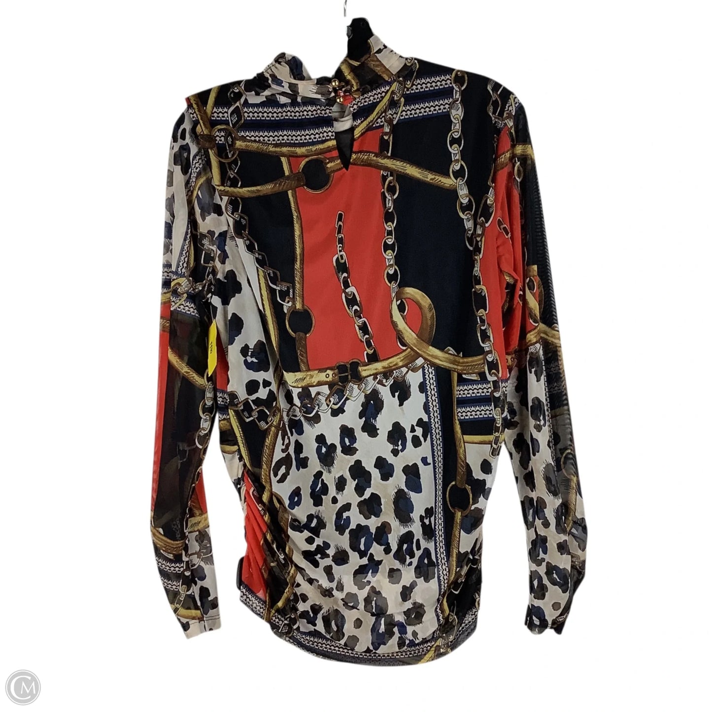 Top Long Sleeve By Frank Lyman In Multi-colored, Size: 14