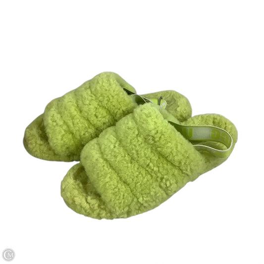 Sandals Designer By Ugg In Yellow, Size: 8