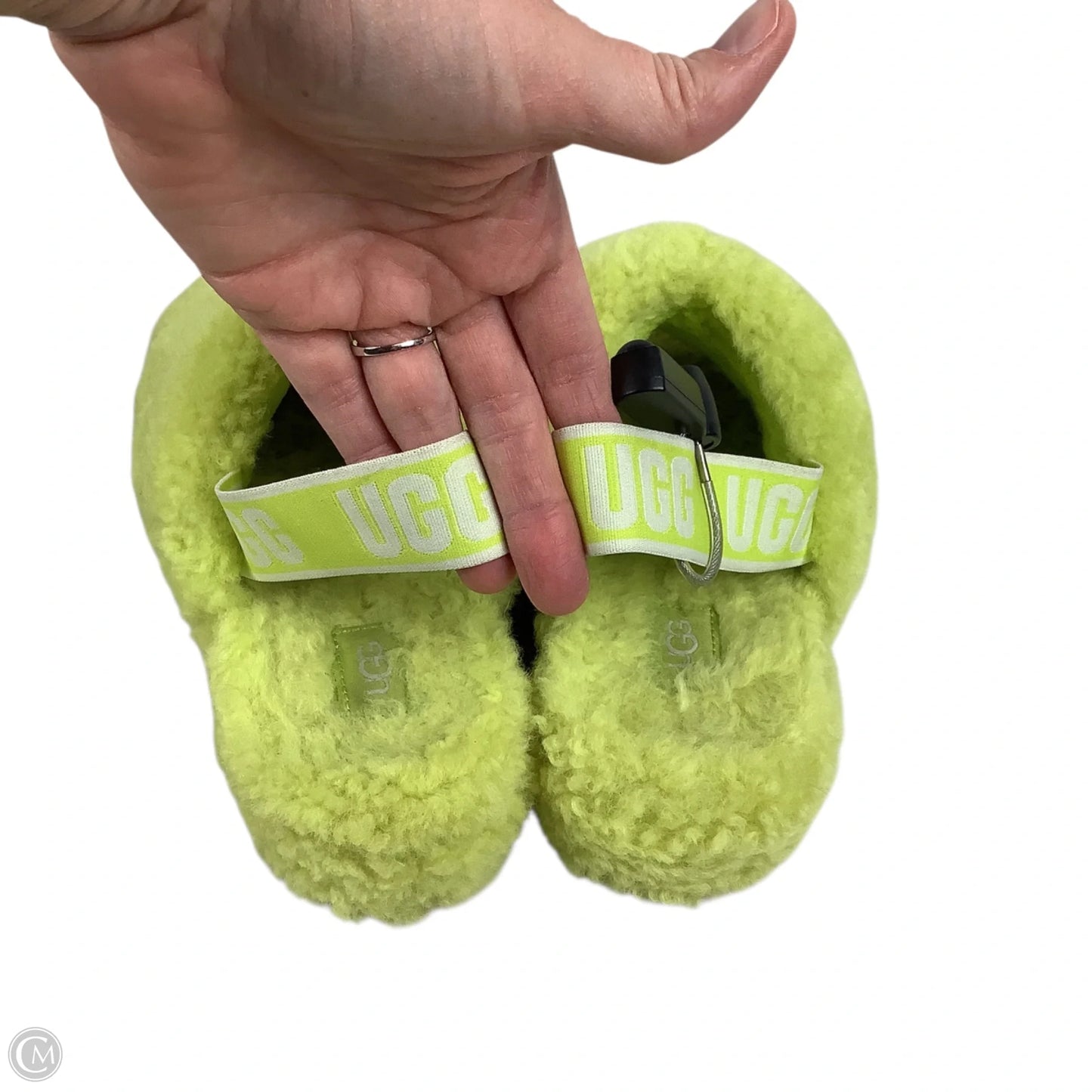 Sandals Designer By Ugg In Yellow, Size: 8