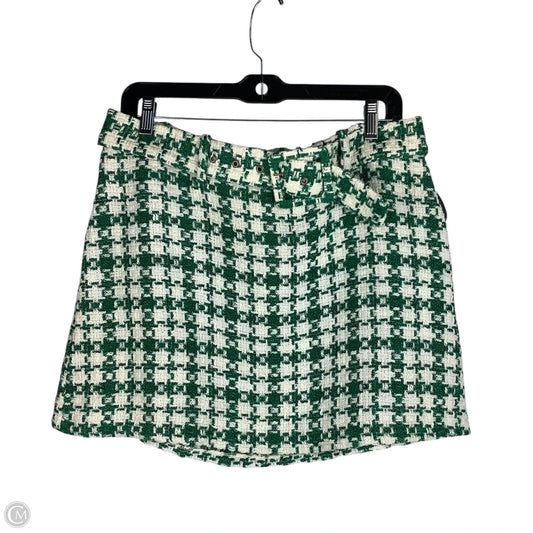Skirt Mini & Short By Zara In Green, Size: L