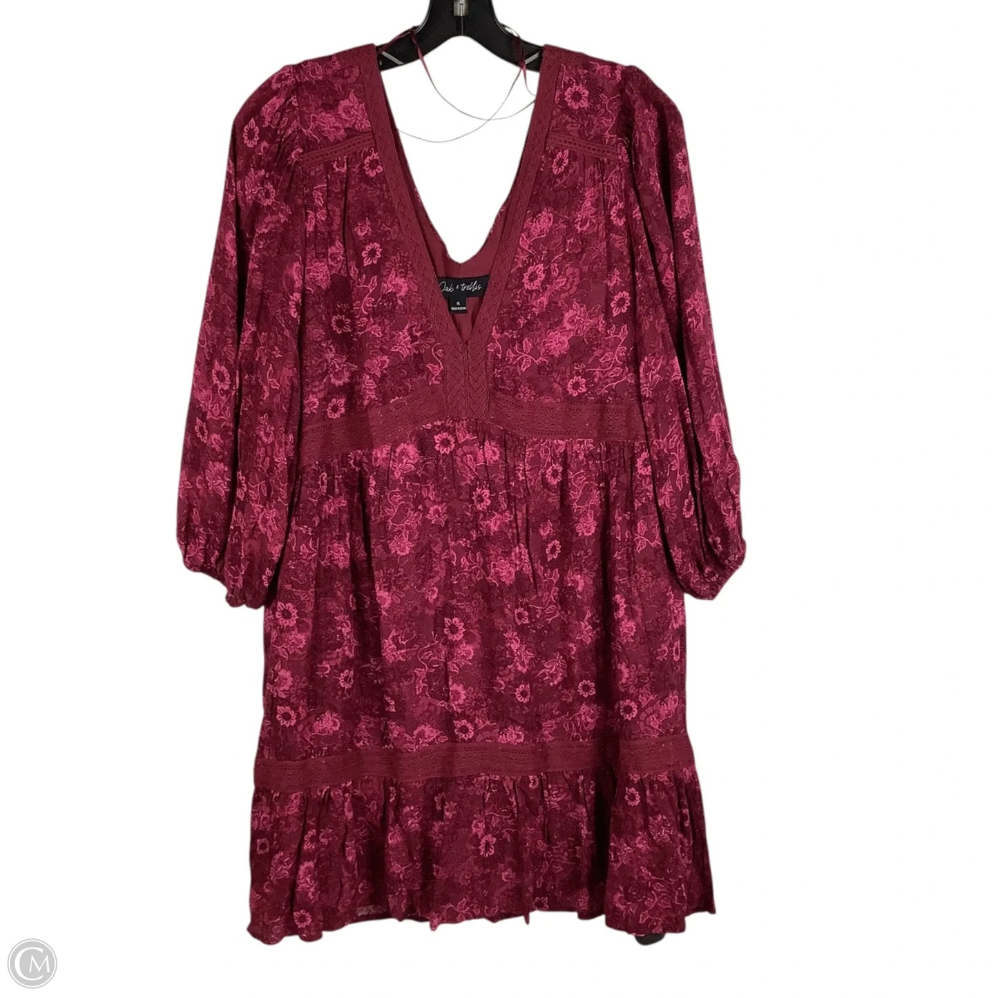 Dress Casual Short By Clothes Mentor In Red, Size: Xl