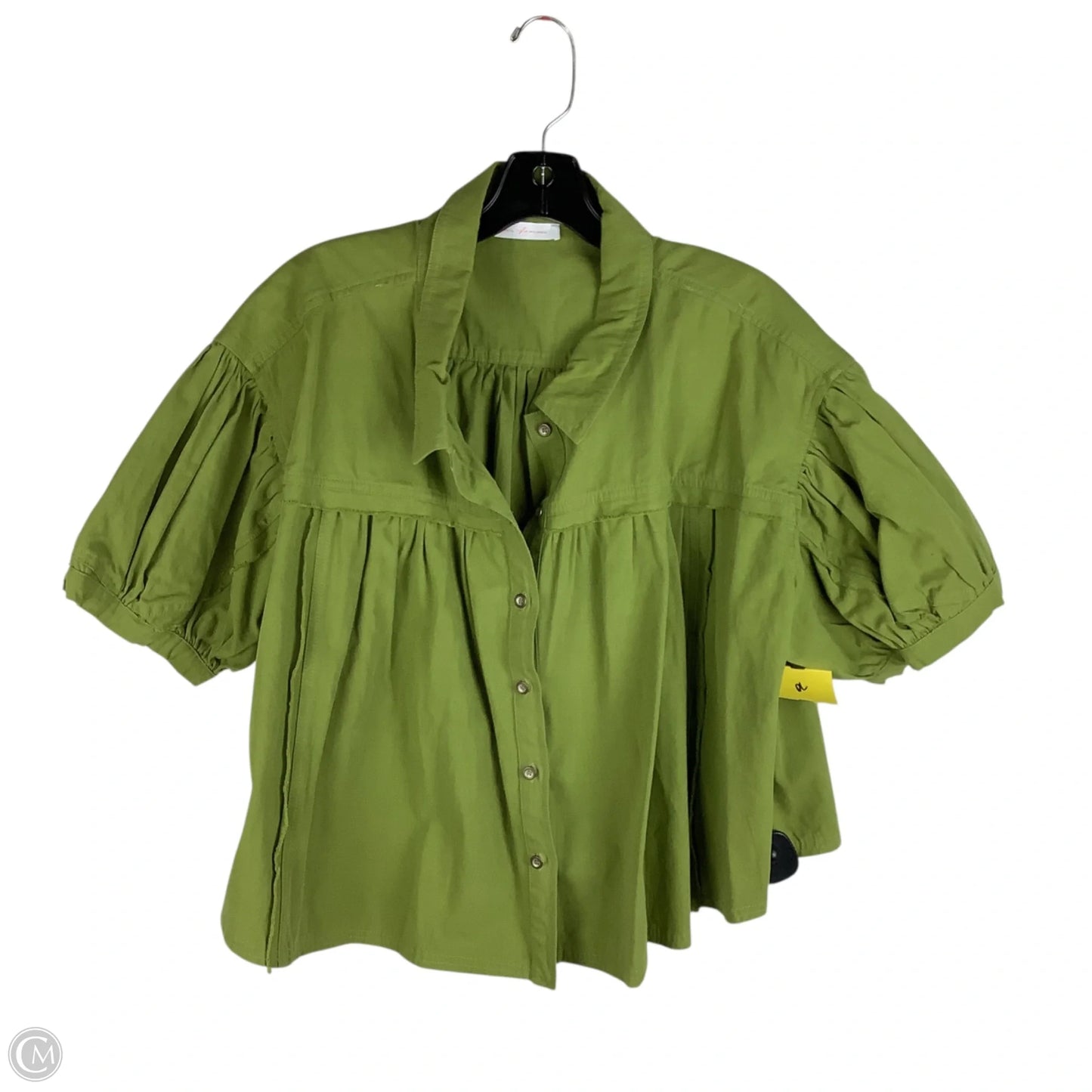 Top Short Sleeve By Ces Femme In Green, Size: L