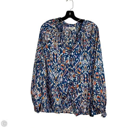 Top Long Sleeve By Umgee In Blue, Size: M