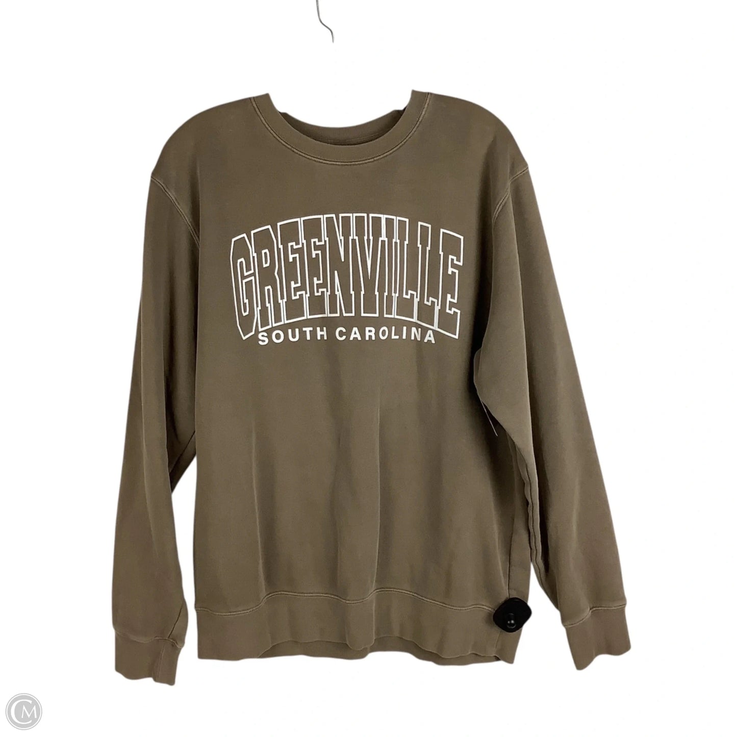 Sweatshirt Crewneck By Clothes Mentor In Brown, Size: M