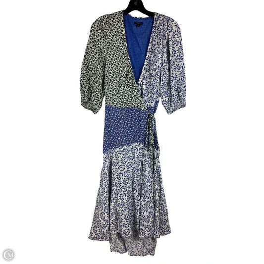 Dress Casual Maxi By Ann Taylor In Blue, Size: 8p