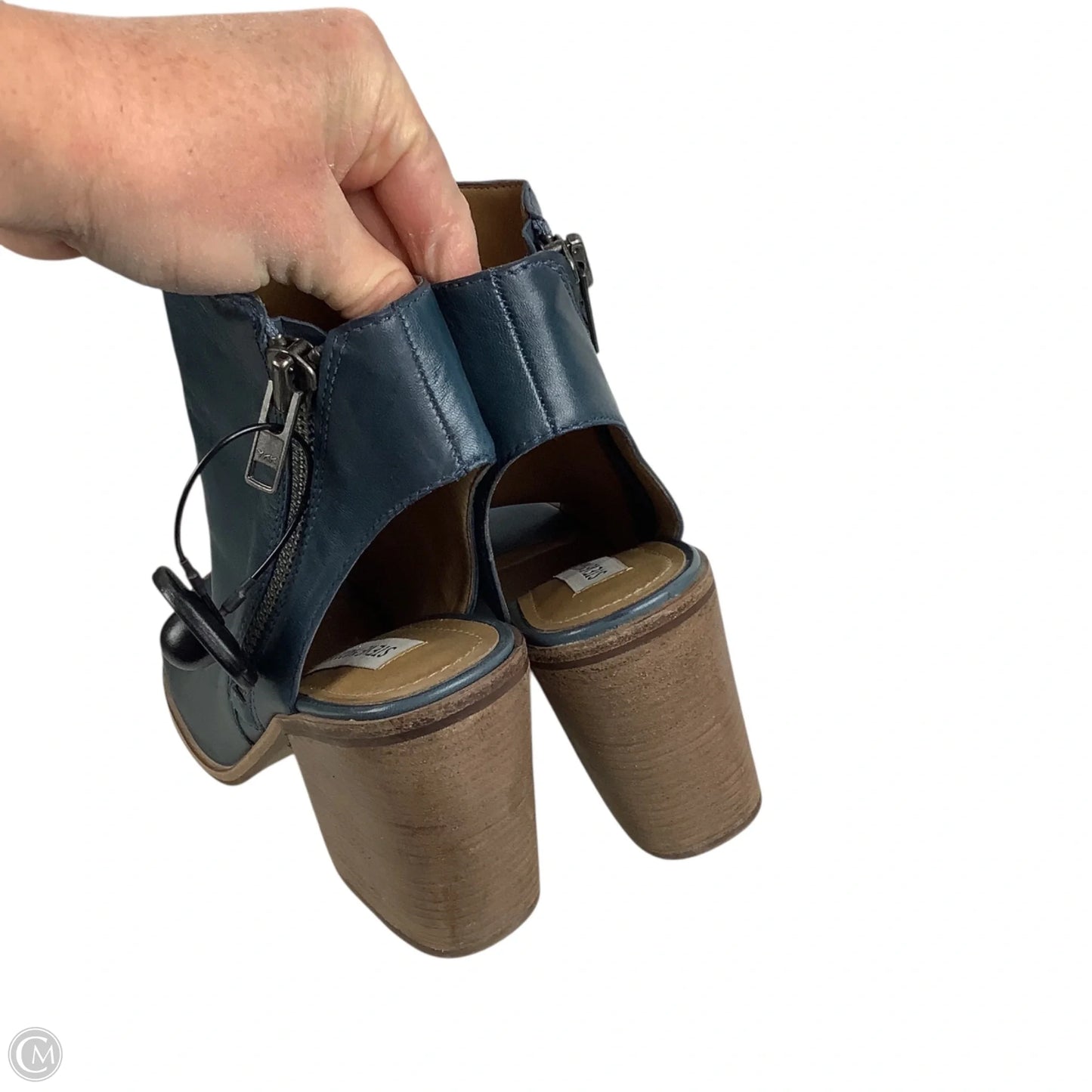 Shoes Heels Block By Steve Madden In Navy, Size: 9