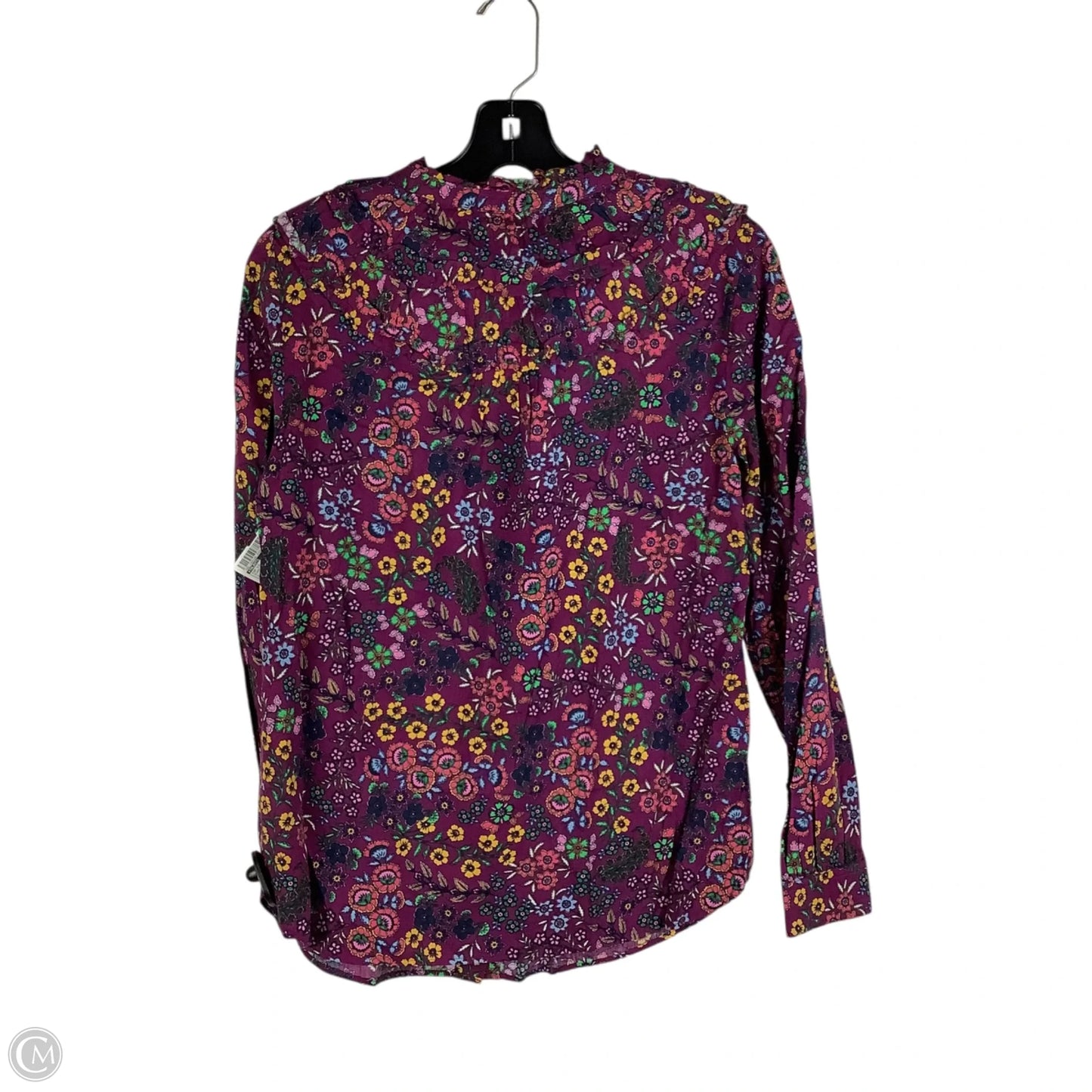 Top Long Sleeve By Talbots In Purple, Size: S