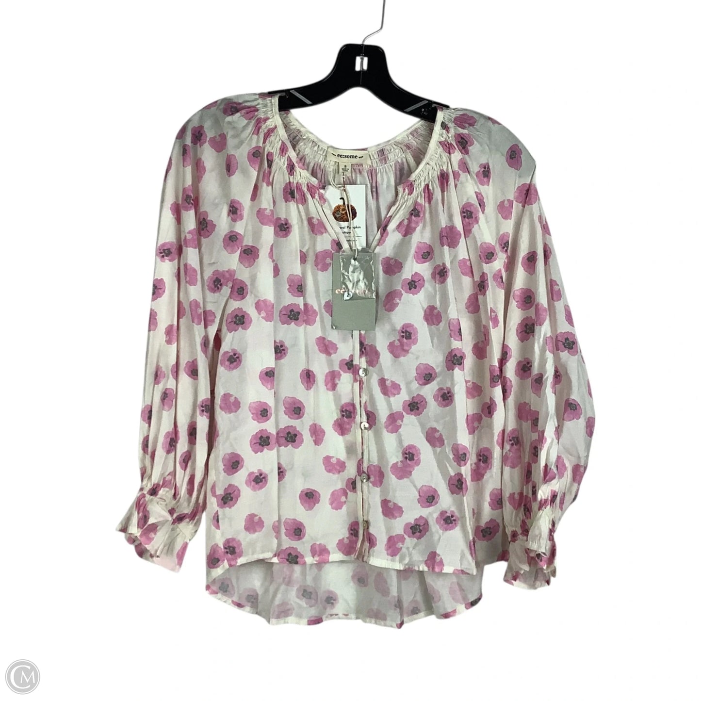 Top Long Sleeve By Ee Some In Pink, Size: S