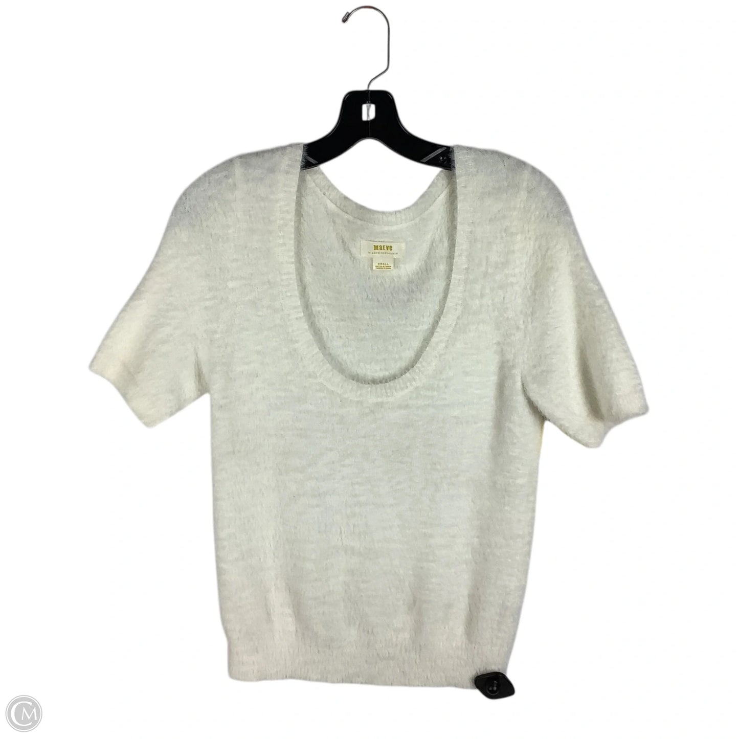 Sweater Short Sleeve By Maeve In Cream, Size: S