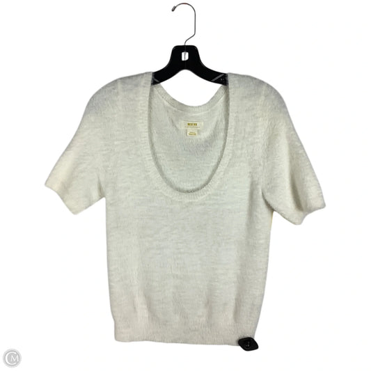 Sweater Short Sleeve By Maeve In Cream, Size: S