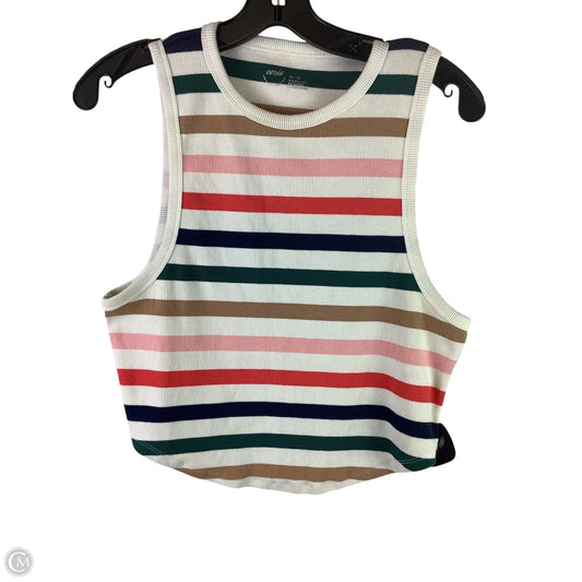 Top Sleeveless By Aerie In Striped Pattern, Size: Xxl