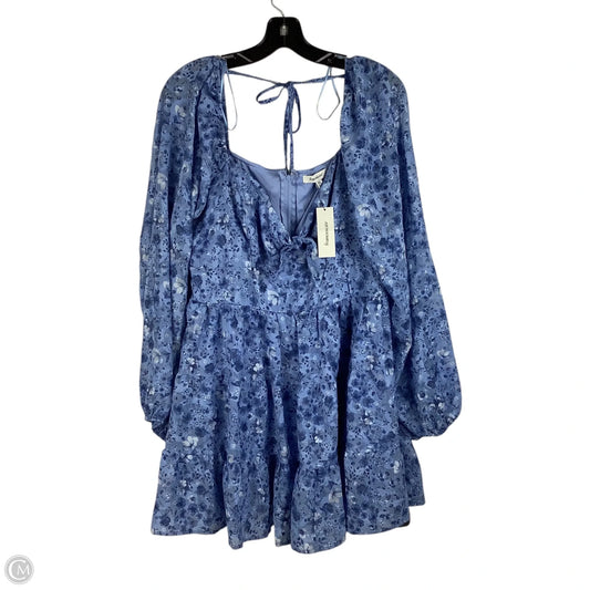 Dress Party Short By Francesca's In Blue, Size: Xl