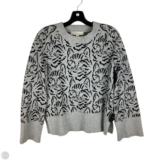 Sweater By Loft In Grey, Size: S