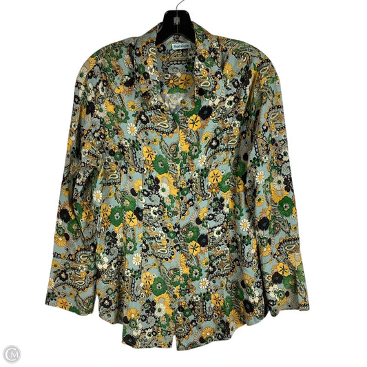Top Long Sleeve By Clothes Mentor In Floral Print, Size: Est. M