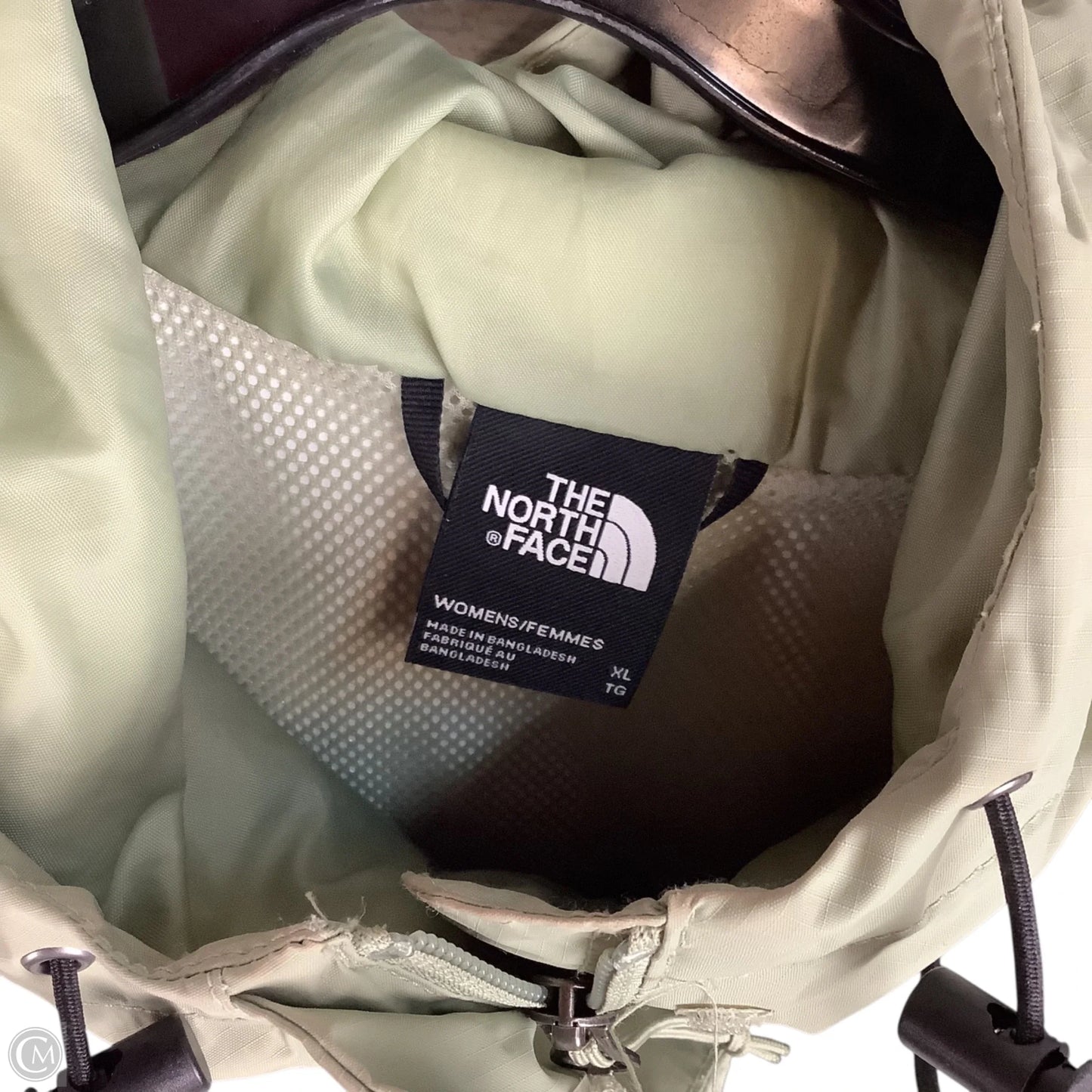 Jacket Windbreaker By The North Face In Green, Size: Xl