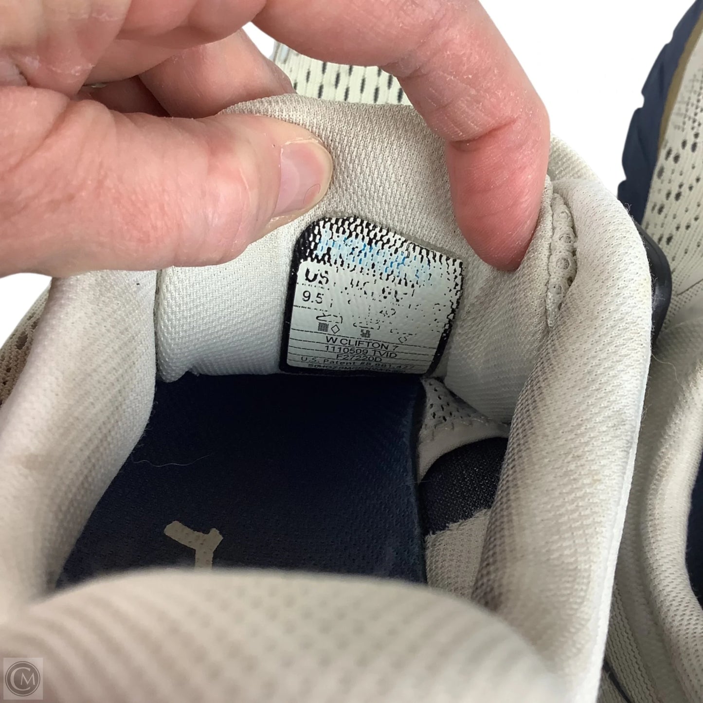 Shoes Athletic By Hoka In Cream, Size: 9.5