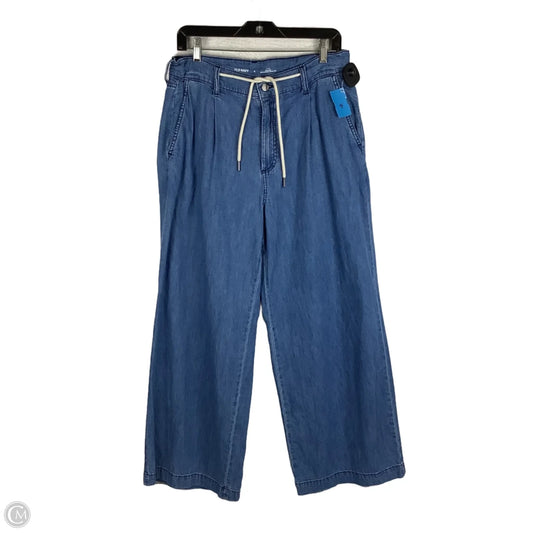 Jeans Wide Leg By Old Navy In Blue Denim, Size: 8