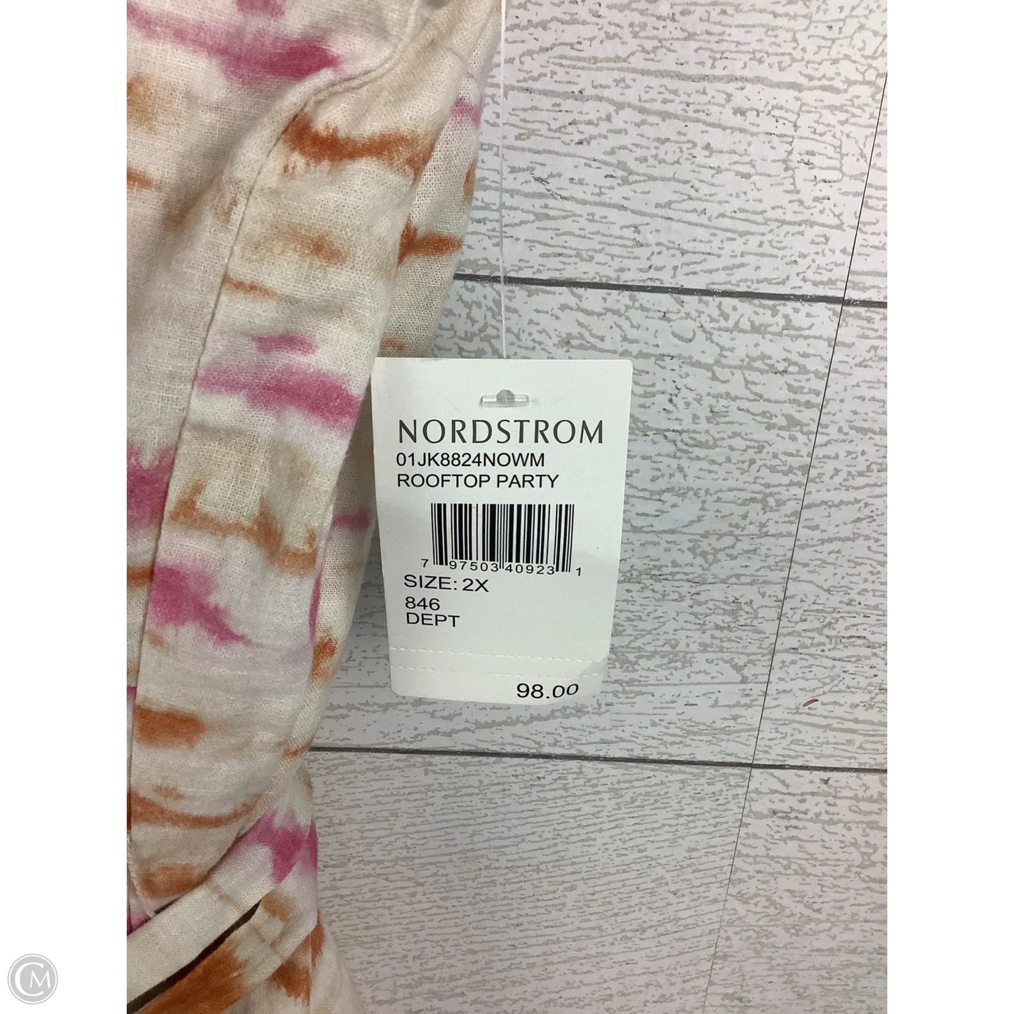 Romper By Blanknyc In Orange & Pink, Size: 2x