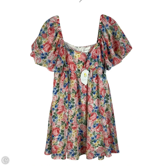 Dress Party Short By Cmc In Floral Print, Size: S