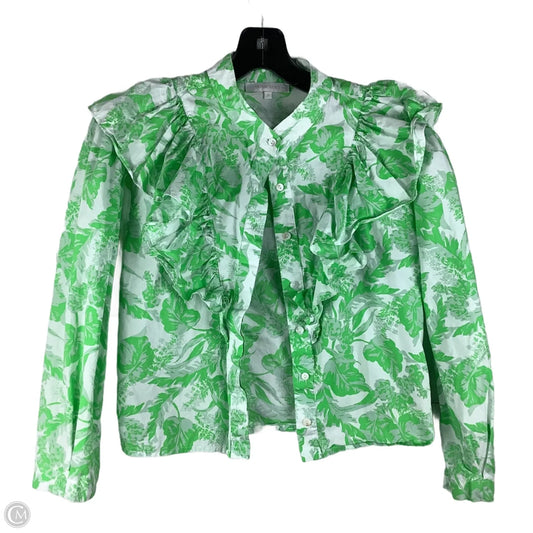 Top Long Sleeve By Olivaceous In Green, Size: S