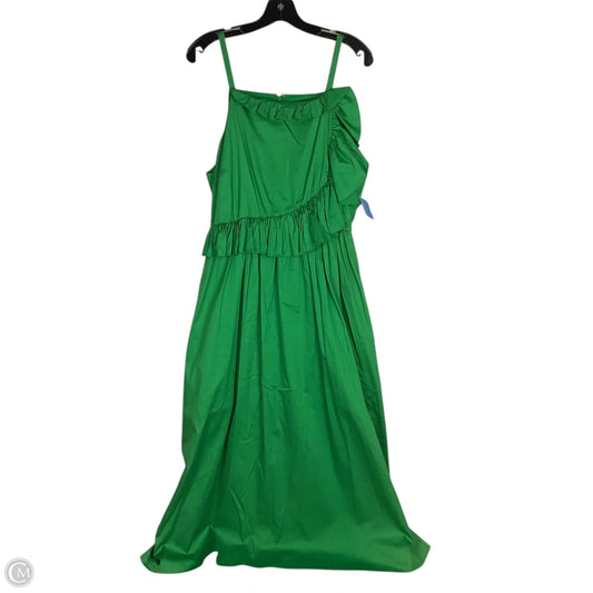 Dress Party Long By Crosby In Green, Size: Xl