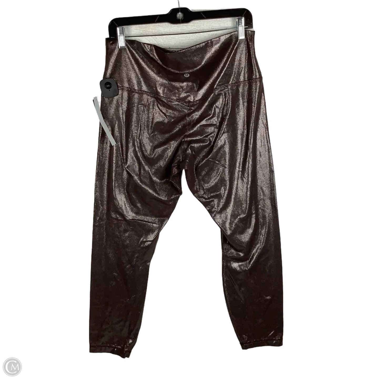 Athletic Leggings By Lululemon In Brown, Size: 14