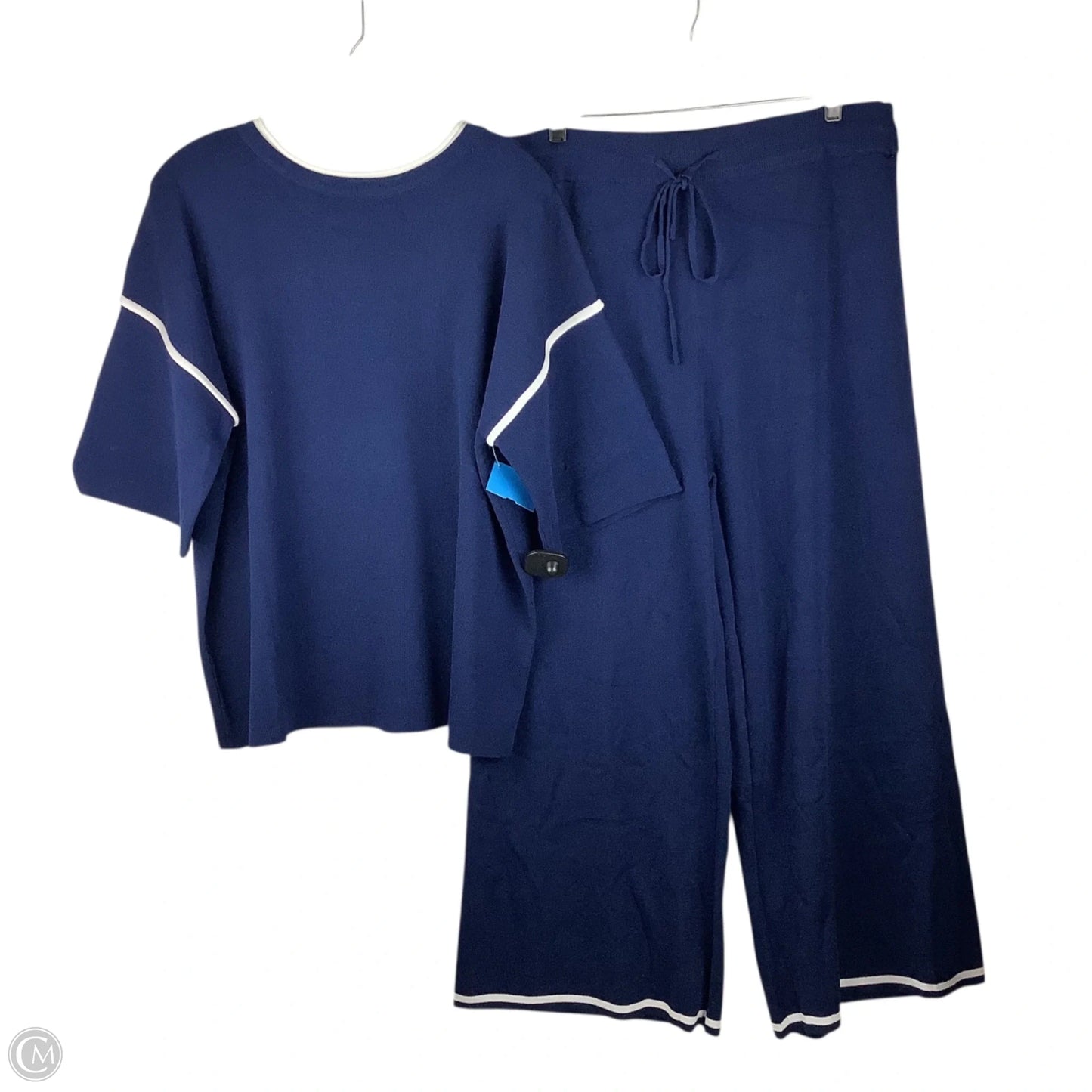 Pants Set 2pc By Clothes Mentor In Navy, Size: Xl