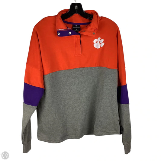 Sweatshirt Crewneck By Colosseum In Orange, Size: M