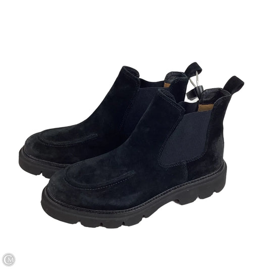 Boots Ankle Flats By Sofft In Black, Size: 8.5
