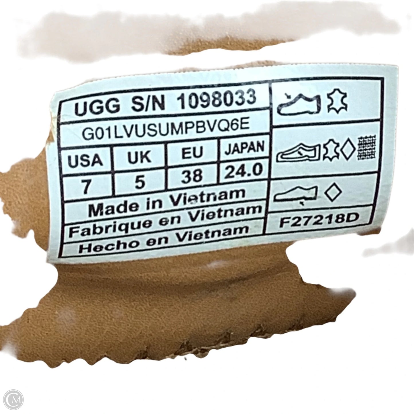 Shoes Designer By Ugg In Brown, Size: 7