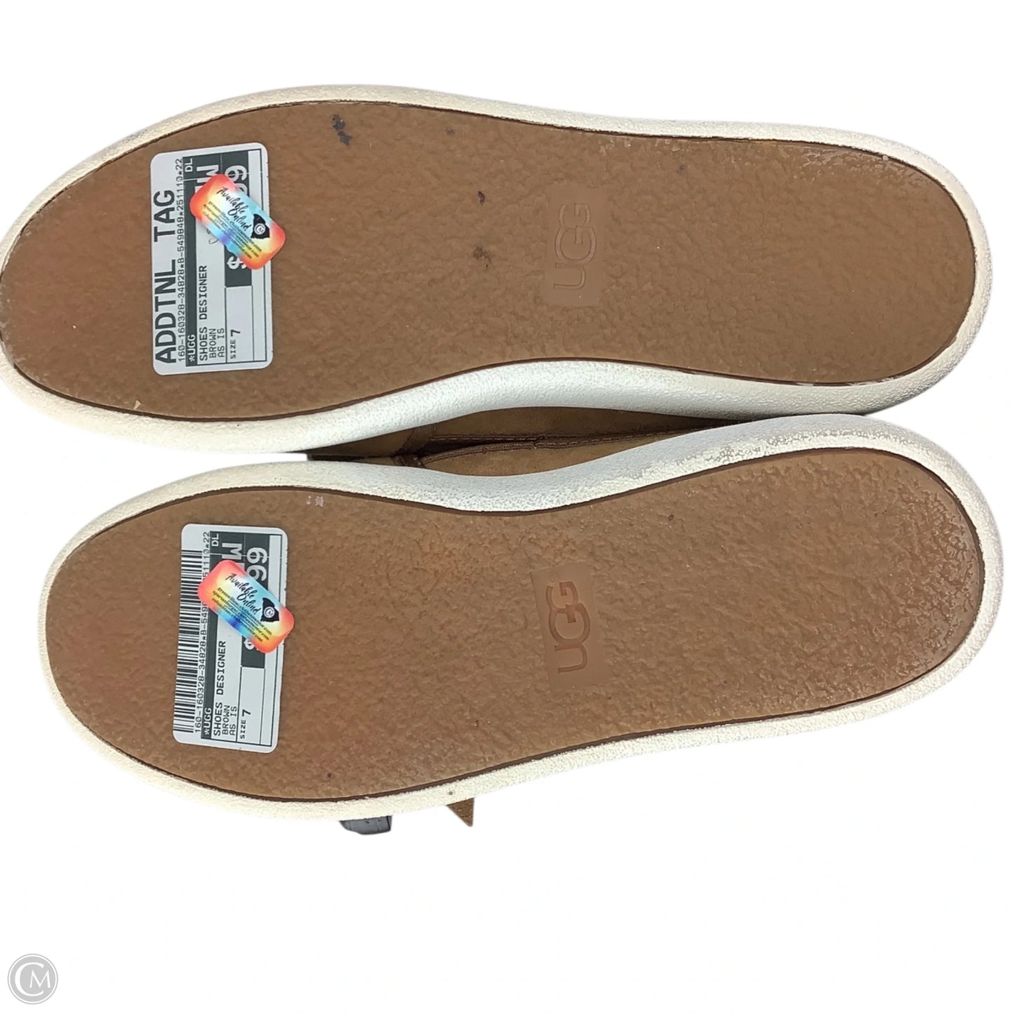Shoes Designer By Ugg In Brown, Size: 7