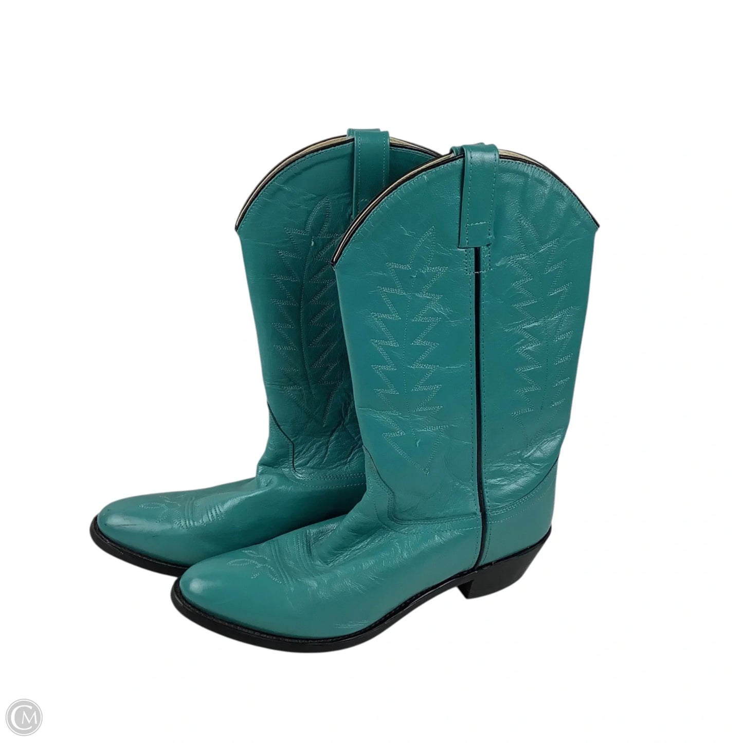 Boots Western By Cmc In Blue, Size: 10.5