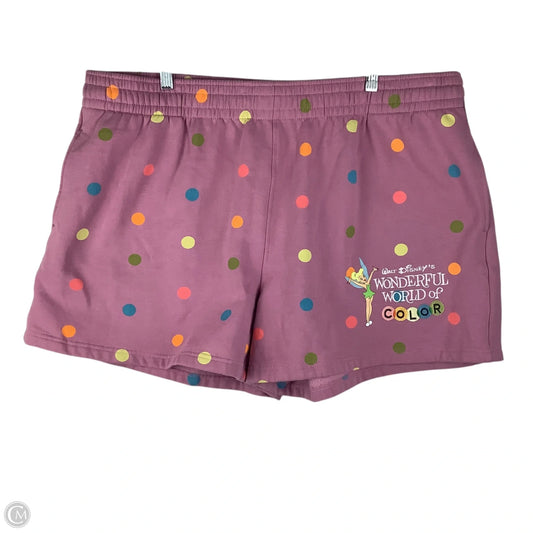 Shorts By Disney In Pink, Size: 1x