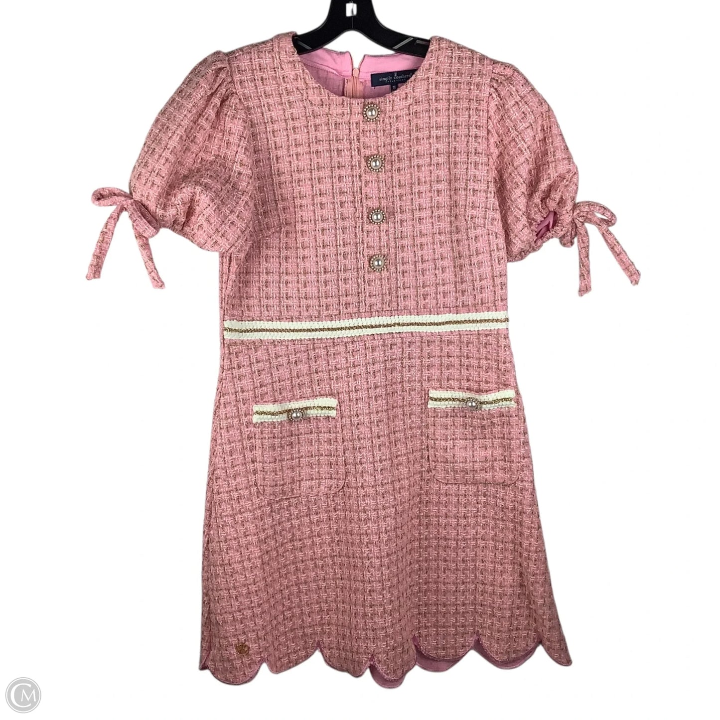 Dress Party Short By Simply Southern In Pink, Size: M