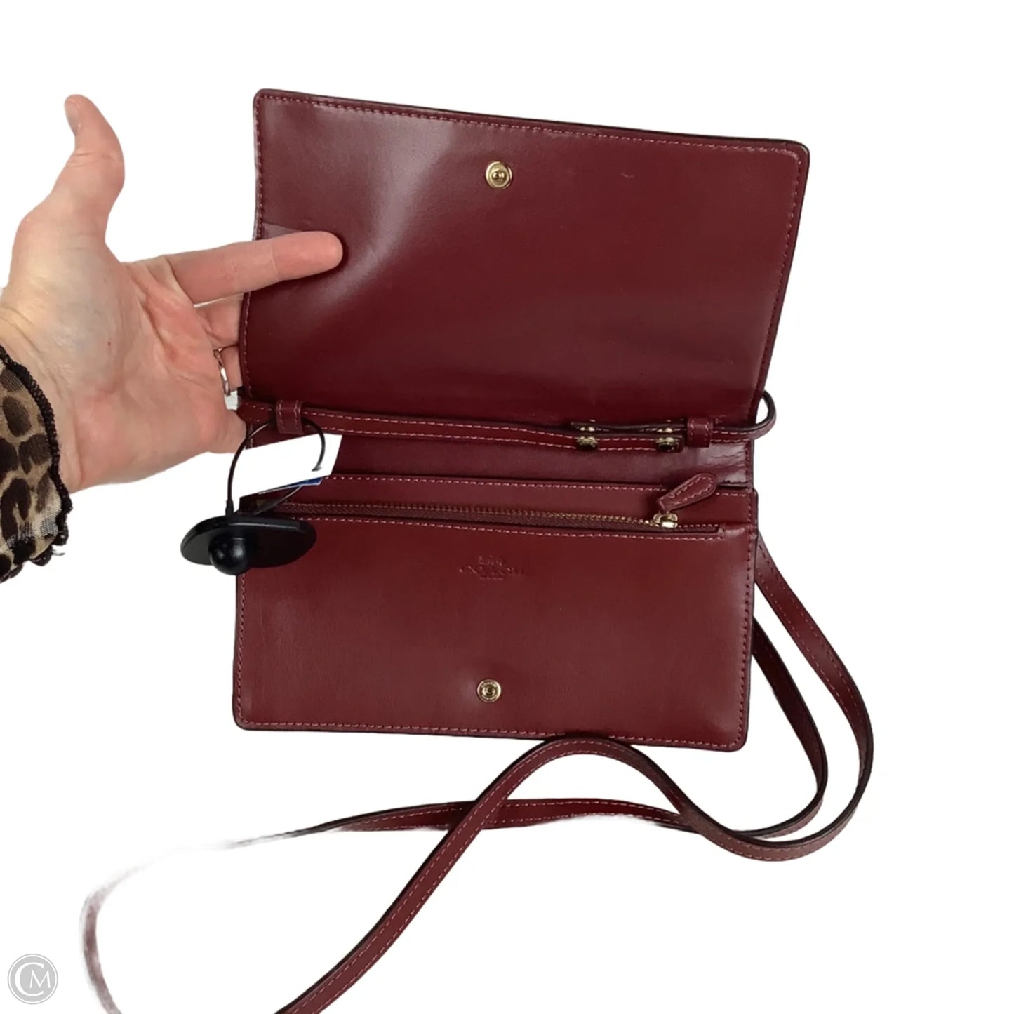 Crossbody Designer By Coach, Size: Small