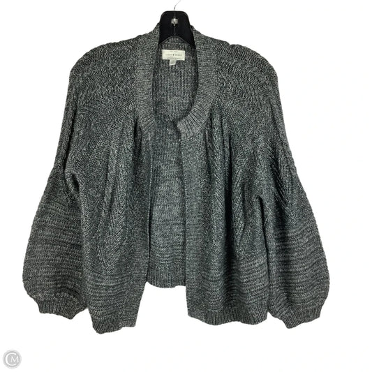 Sweater Cardigan By Lucky Brand In Grey, Size: S