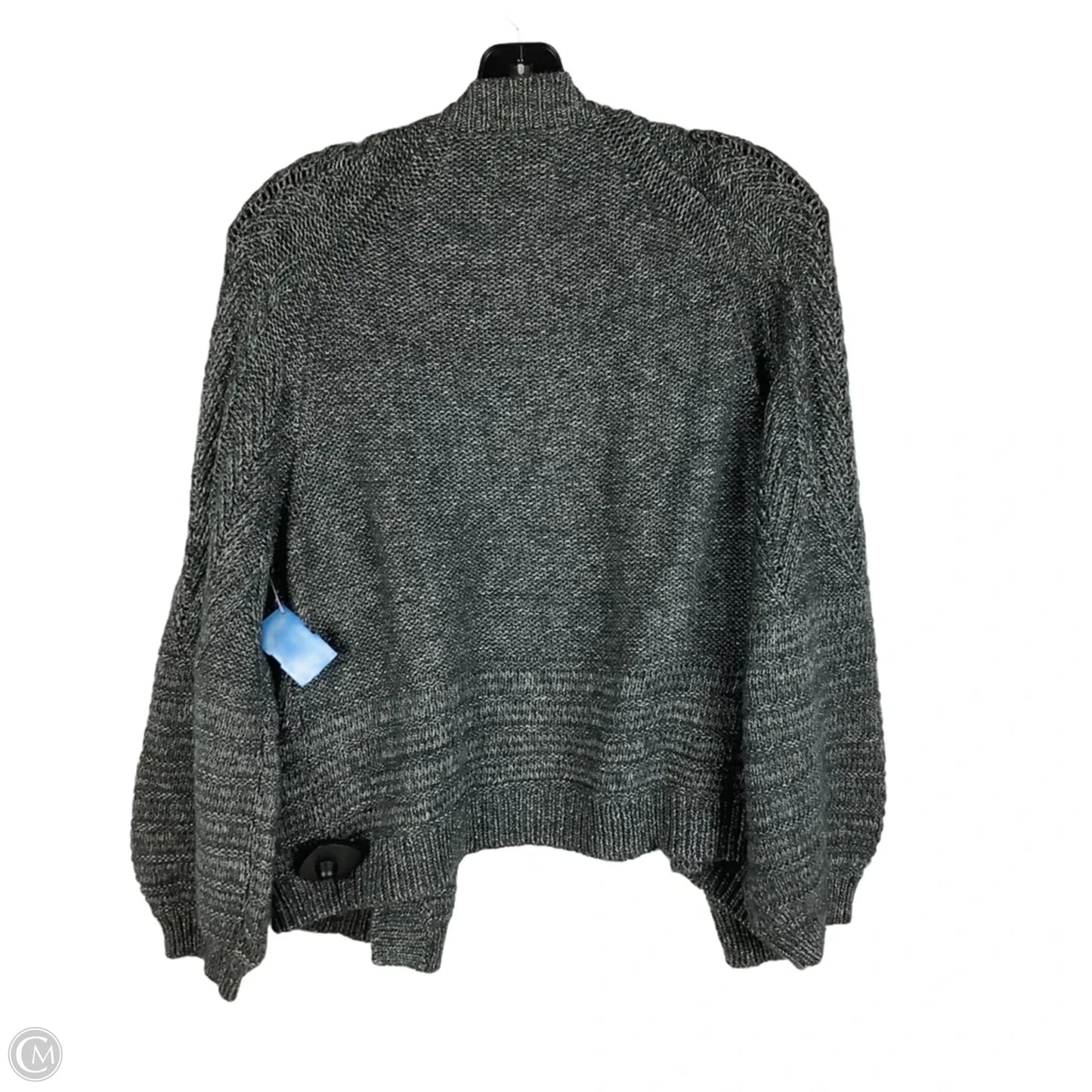 Sweater Cardigan By Lucky Brand In Grey, Size: S