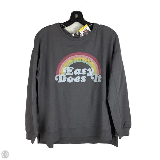 Sweatshirt Crewneck By Wildfox In Grey, Size: M