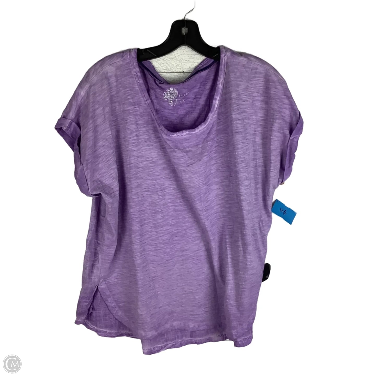 Top Short Sleeve By Pilcro In Purple, Size: M