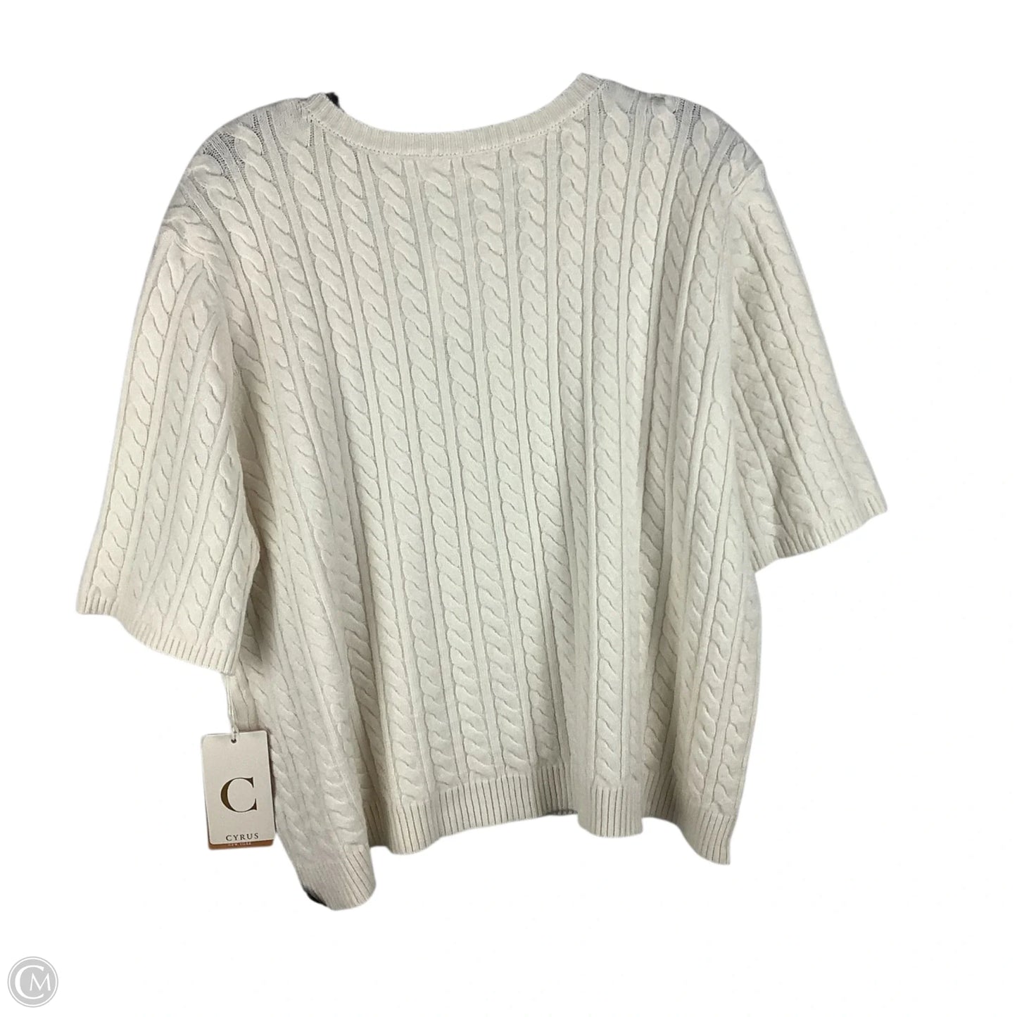Sweater Cardigan By Cyrus In Cream, Size: Xl
