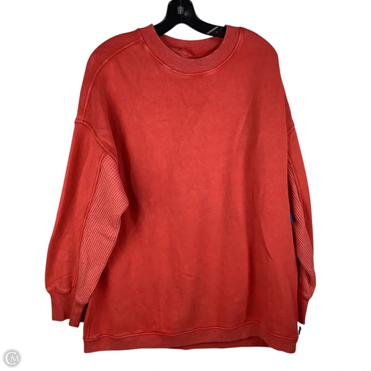 Sweatshirt Crewneck By Aerie In Red, Size: M