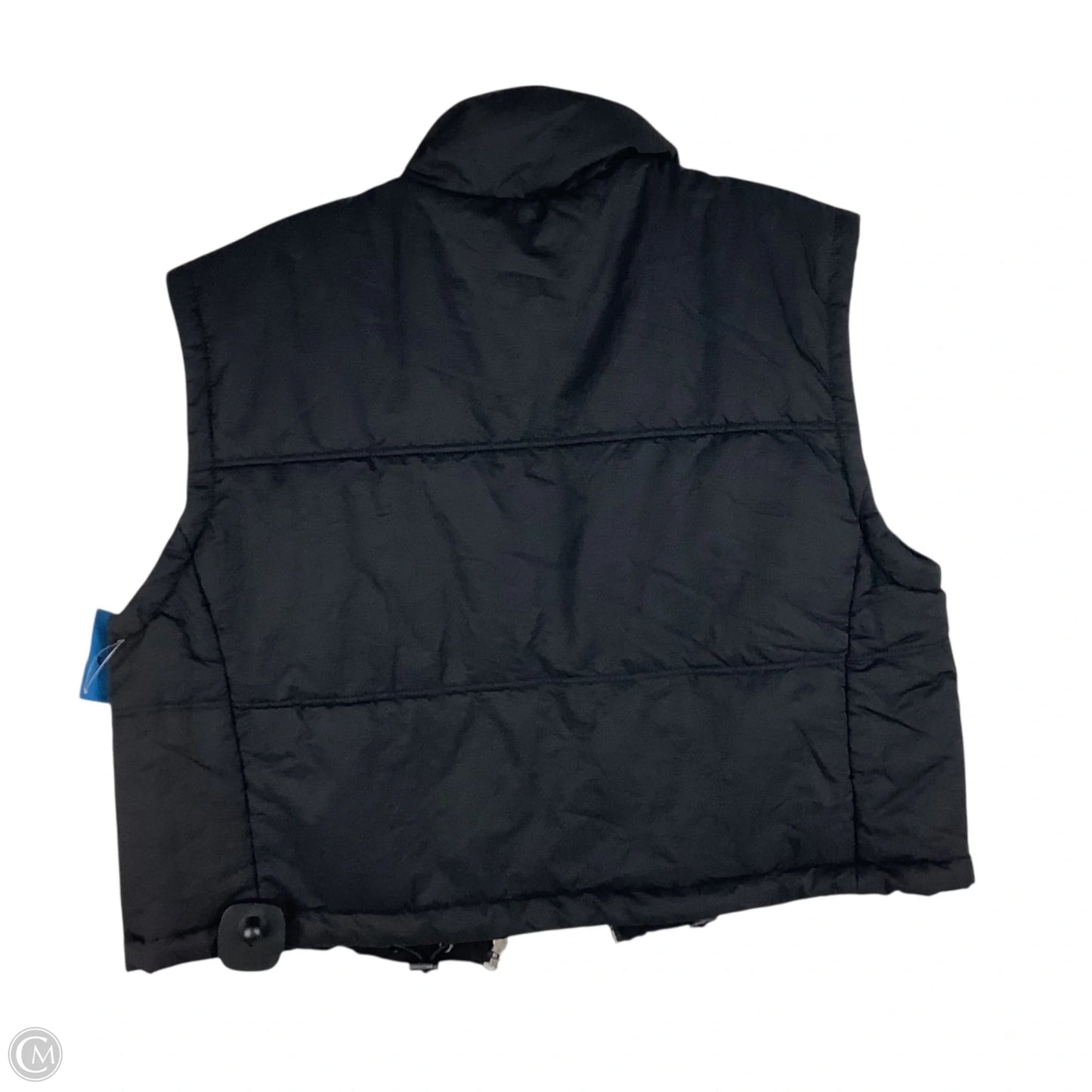 Vest Puffer & Quilted By Thread And Supply In Black, Size: L