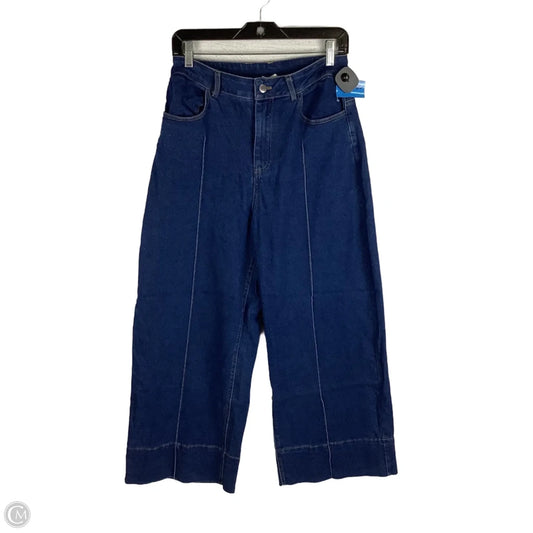 Jeans Wide Leg By Entro In Blue Denim, Size: S