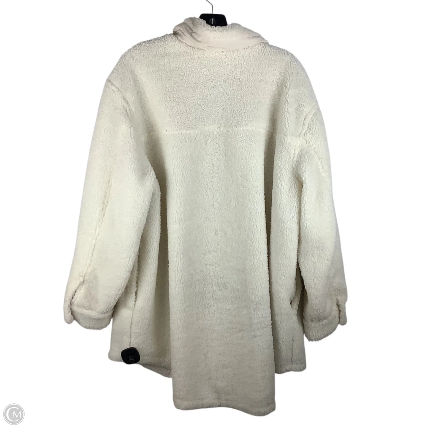 Coat Faux Fur & Sherpa By Old Navy In White, Size: Xl