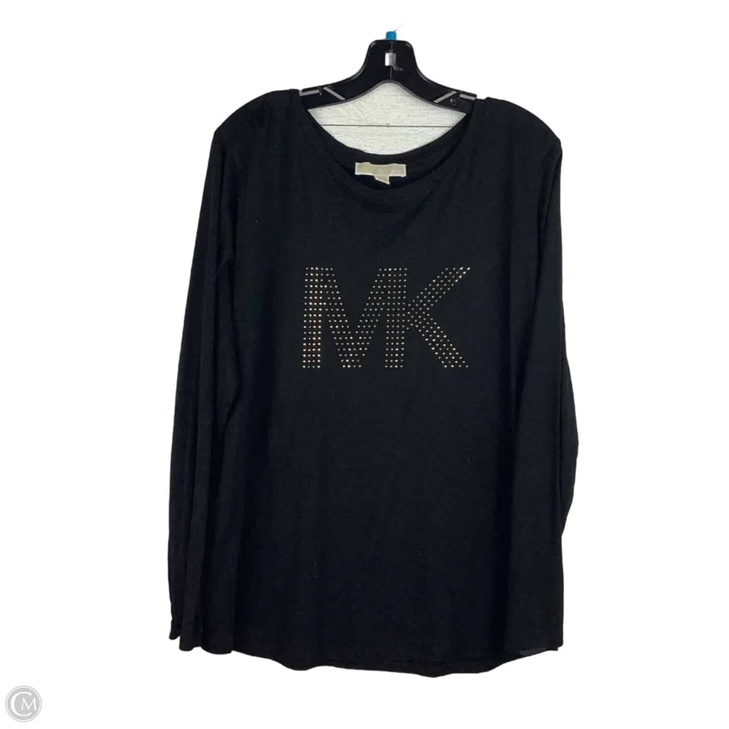 Top Long Sleeve Basic By Michael By Michael Kors In Black, Size: 2x