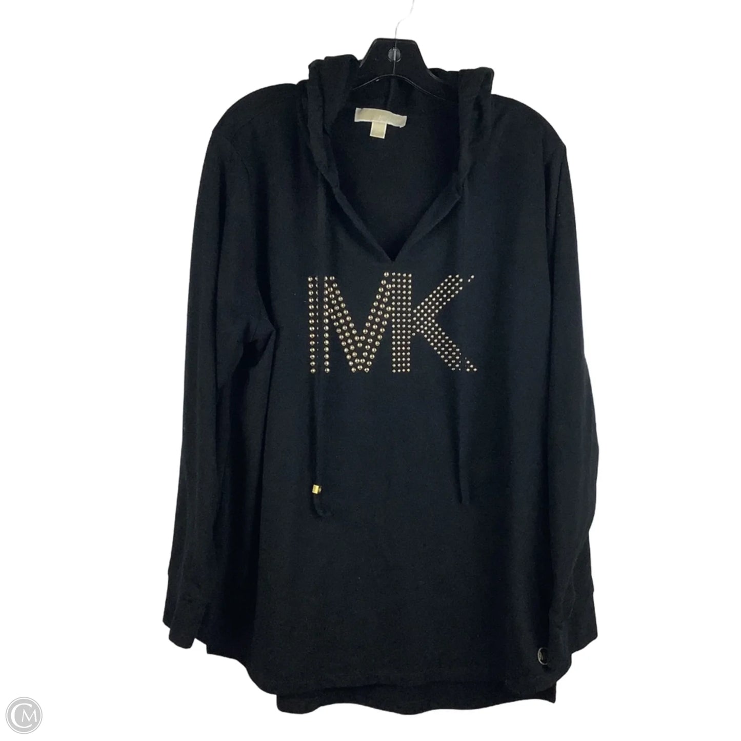 Sweatshirt Hoodie By Michael By Michael Kors In Black, Size: 2x
