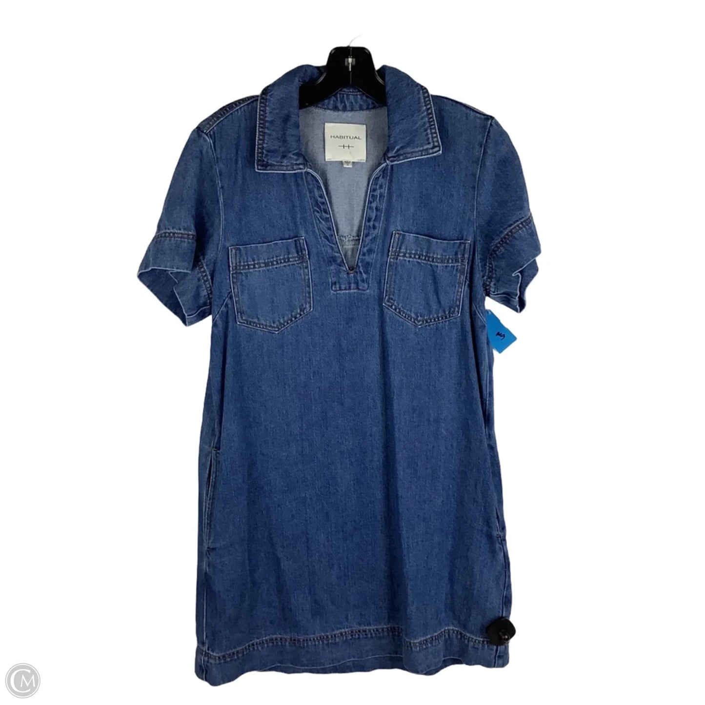 Dress Casual Short By Habitual In Blue Denim, Size: S