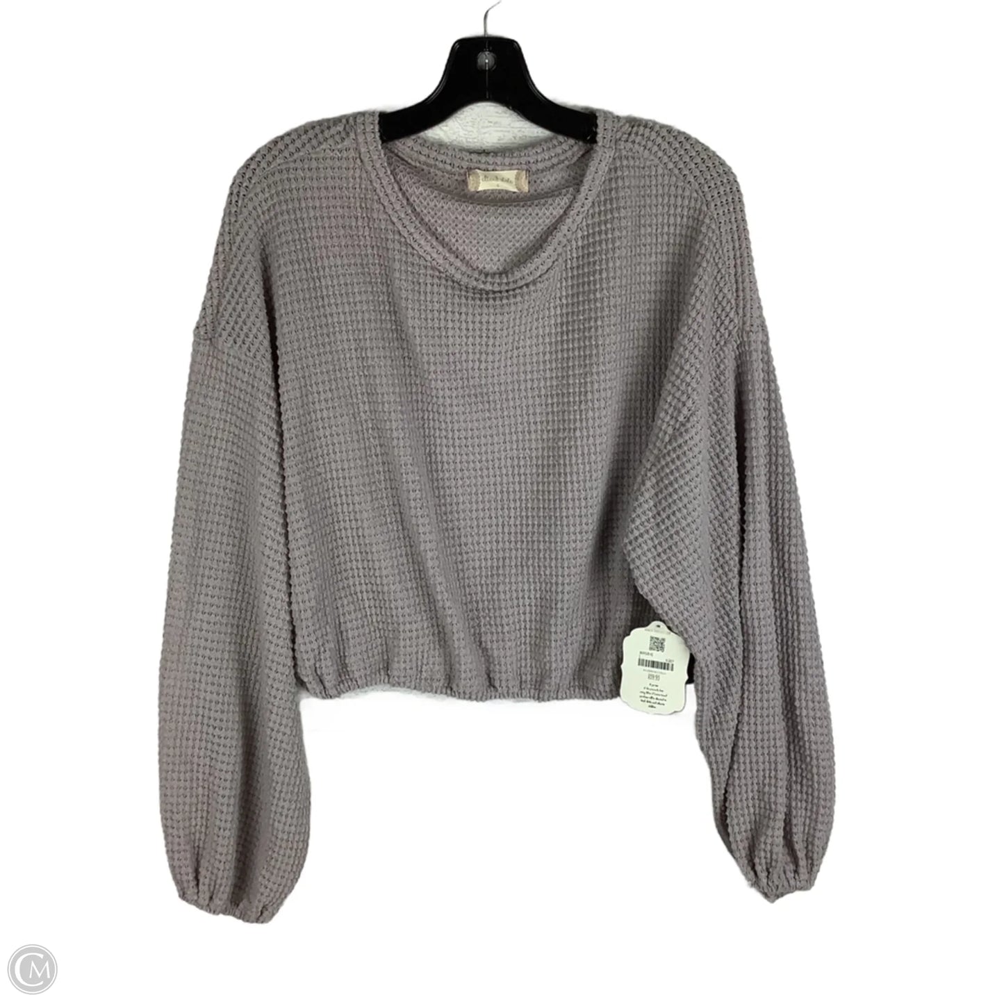 Top Long Sleeve By Altard State In Taupe, Size: S